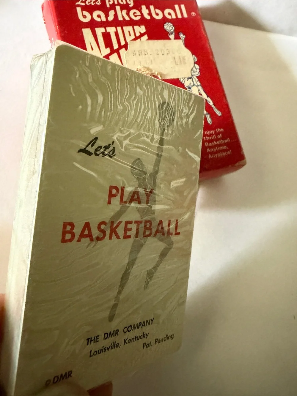 DMR Company • Action Games “Let's Play Basketball” Mobile Card Game • 1970